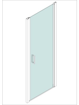 Frameless shower enclosures - A1908. Frameless shower enclosures (A1908)